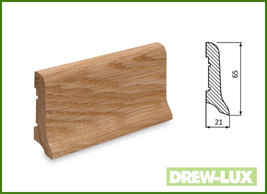 Oak skirting board 6.5*2.0 LITA kopia